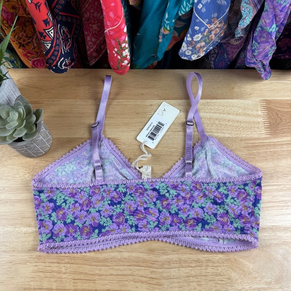 ✨ Spell Wildflower Bralette ✨ Violet ✨ L - Picture 2 of 6